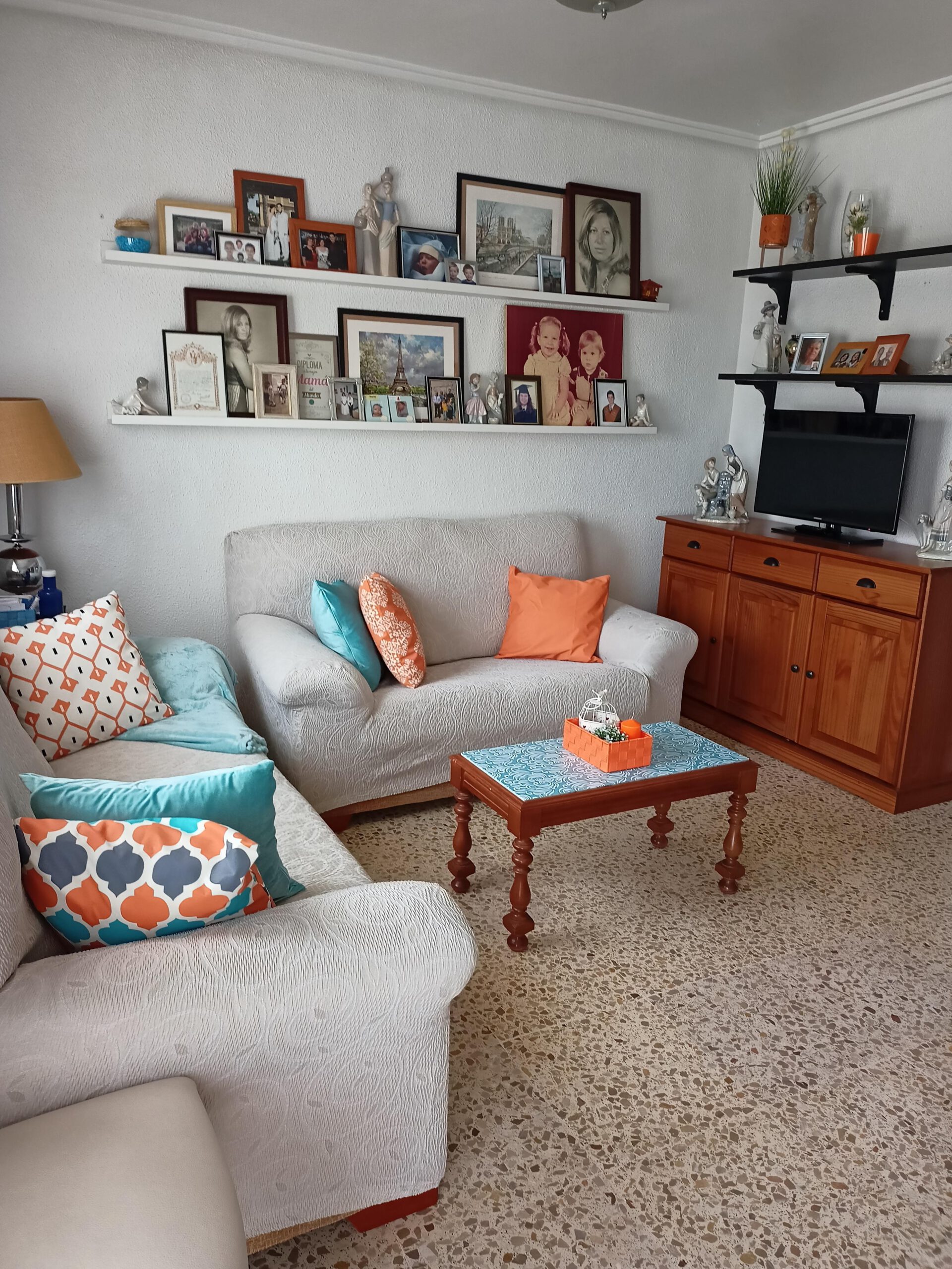 Salón después de Home Staging